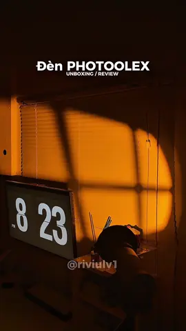 Đèn PHOTOOLEX #riviulv1 #review #unbox #unboxing #photoolex 