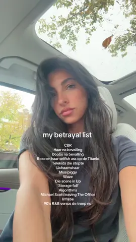 Hoog verraad #mybetrayallist 