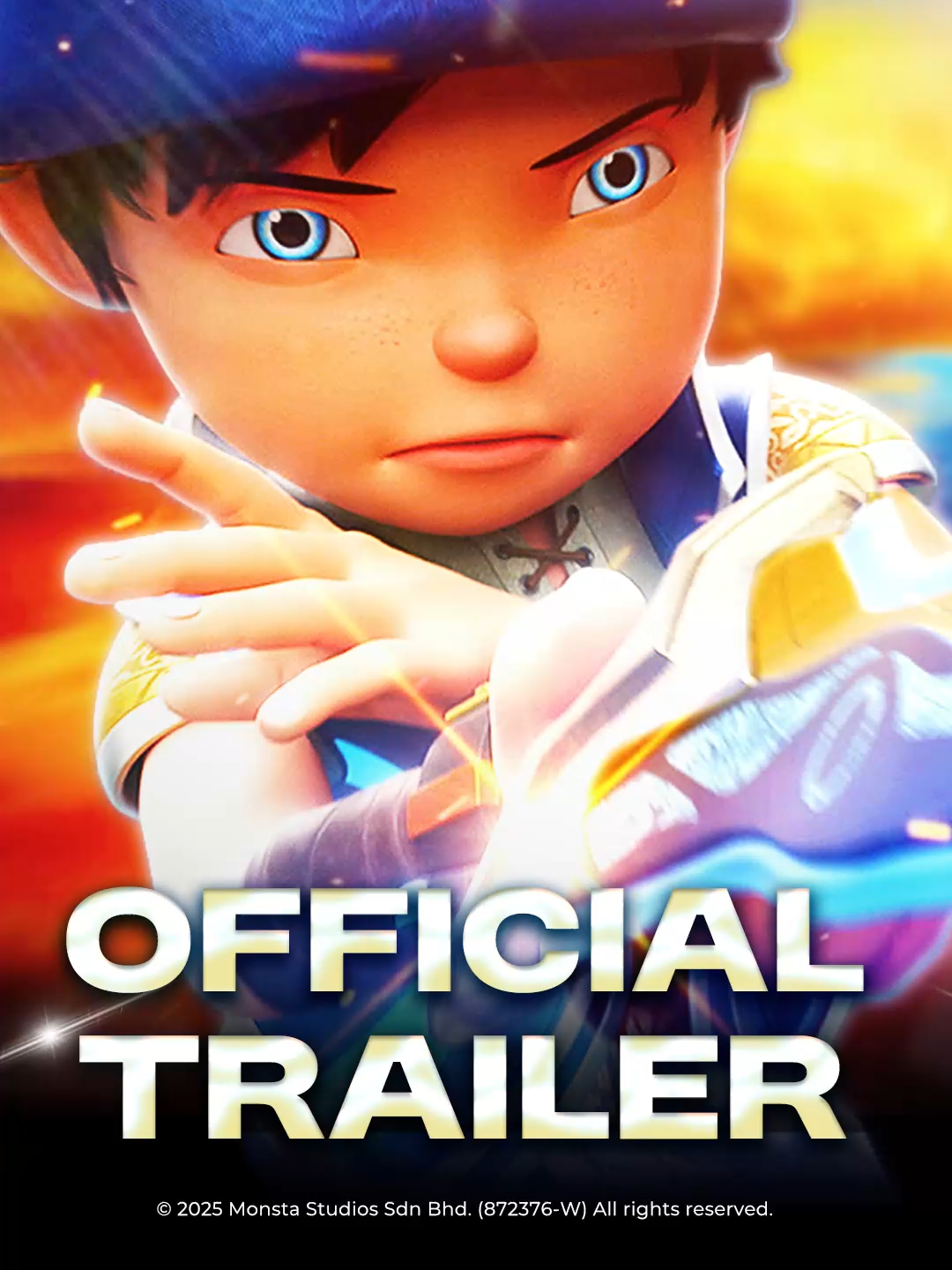 OFFICIAL TRAILER BoBoiBoy Galaxy Baraju ⚡🔥❄️ #MonstaHypeTrain #BoBoiBoy #Baraju #BG2