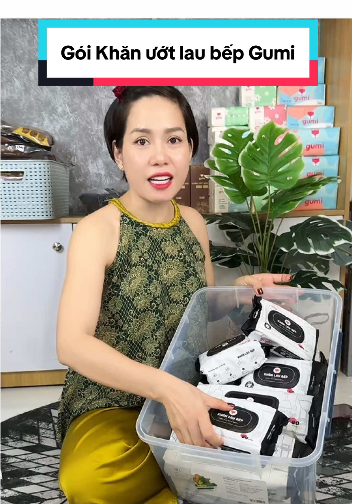 Gói Khăn ướt lau bếp Gumi tẩy dầu mỡ #cindythuyttichcuc #khanlaubepgumi #khanlaubepdanang 
