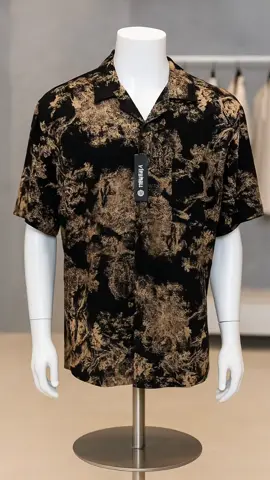 baju Kemeja  lagi best seller Abstrak Vintage Motif #fyp #foryou 