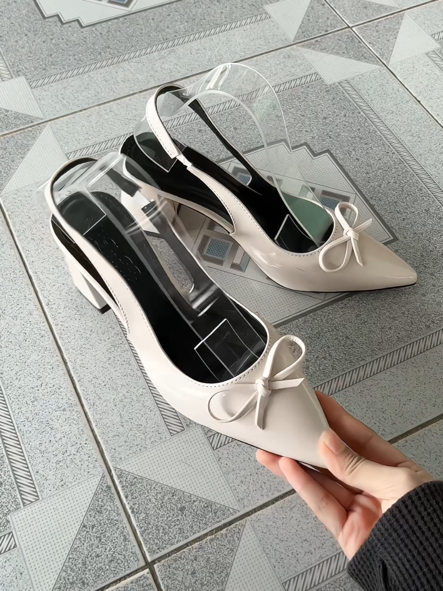 Giày cao gót đế vuông đi tiệc cho các nàng đây ạ🥰#giaycaogot #giaycaogotnu #xuhuong @Ngochan✨ 