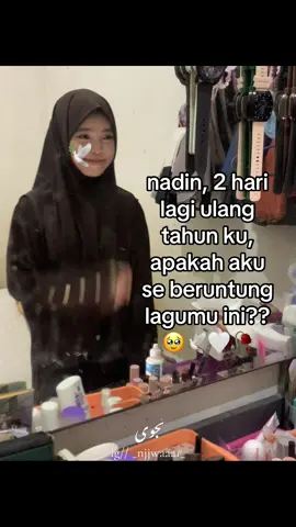 apakah aku seberuntung lagumu ini, nadin?? 🥹🥹 #fypシ゚ #bismillahfyp #foryou #santri #sekumpulmartapura❤️❤️ 