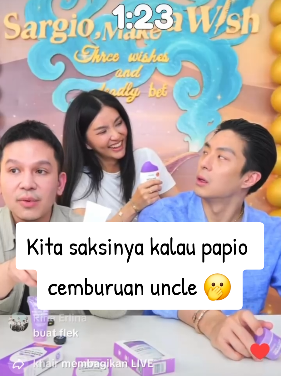 Kita semua saksinya kalau @Giorgio Antonio C cemburuan uncle 🫢 #giorgioantonioc #sarwendahofficial #sargio #fyp 