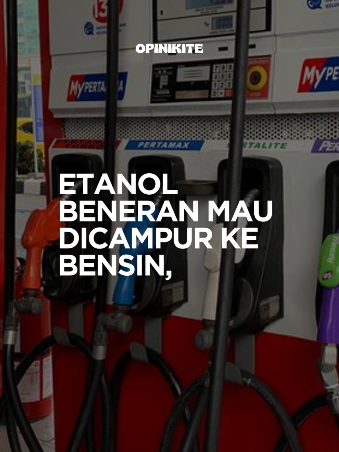 Bahaya gak yah kalau pake bensin etanol? #etanol #pertaminaindonesia #opinikite 