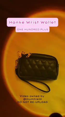 Hanke Wrist Wallet ONE HUNDRED PLUS #hanke #wristwallet #wallet #pouch 