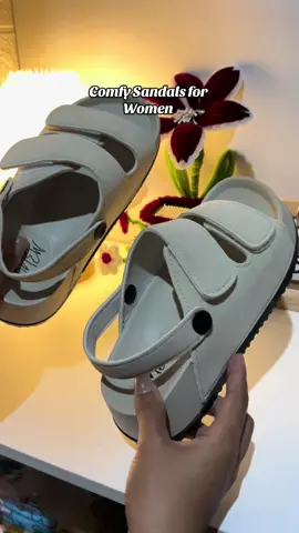 Walang eme ang ganda nito mga sis 😍 #sandals #womensandal #sandalsforwomen #slippersforwomen #flatsandals 