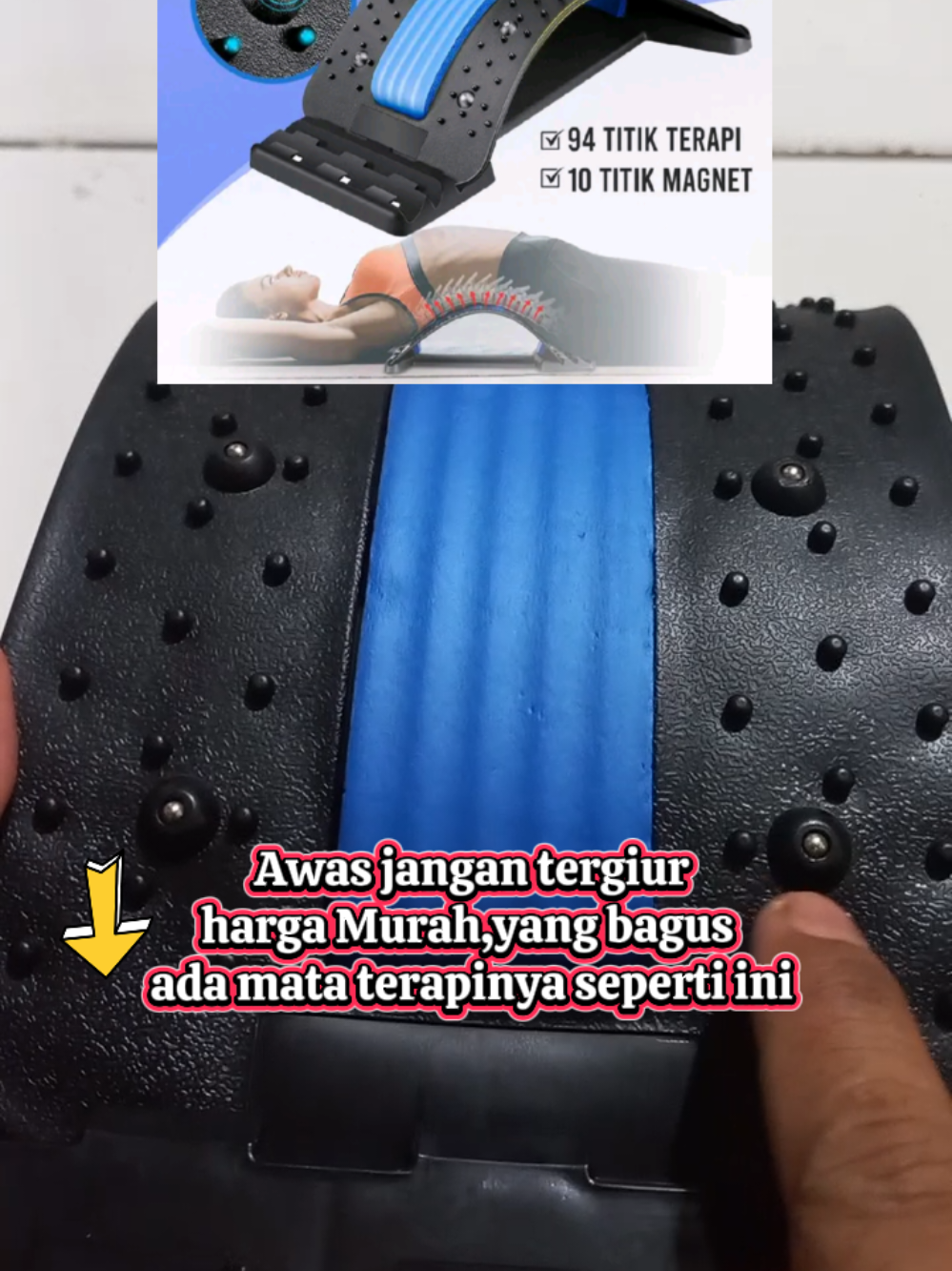 Alat terapi punggung,pinggang,leher #terapipunggung #alatkesehatan #nyeripunggung #sehatdirumah #backstretcher