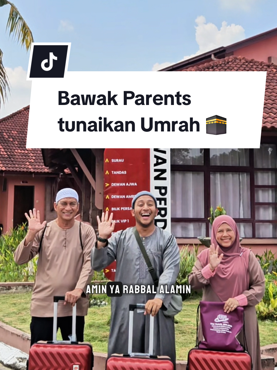 Macam mana la tak meleleh air mata weh, punya la lebar dorang senyum macamni 😭 Memang rezeki terindah aku berjaya bawak parents tunaikan ibadah umrah 🥹  Sebab bawak parents haritu, Aiman pun taknak pening2, guna TA je buat umrah haritu. Senang boleh focus ibadah dengan jaga parents Aiman elok2. Korang boleh try pergi dengan @krstravelofficial  , memang well organised dan sanagt experience bawak jemaah umrah, recommend sangat 🙆🏻 Korang yang tengok video ni, Aiman doakan semoga dimurahkan rezeki dan dapat jemputan ke Baitullah dengan family korang one day nanti okey ? Aamiin 🤲🏻☺️ #travelguide #parents #familytravel