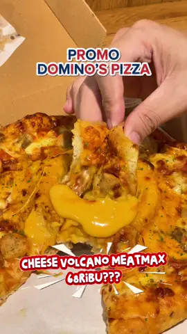 Domino’s pizza yg lagi viral, Cheese Volcano Meatmax real ini worth it bngt apalagi beli nya di tiktok murah poll😭😭👍🏻 kalian wajib cobain yaaa #hosellagency #dominospizza #dominosxhosell #promoseruweekend #makananviral 