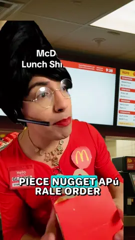 McDonald’s lunch shift be like #mcdonalds #fastfood #customerservice #fyp #drivethru  
