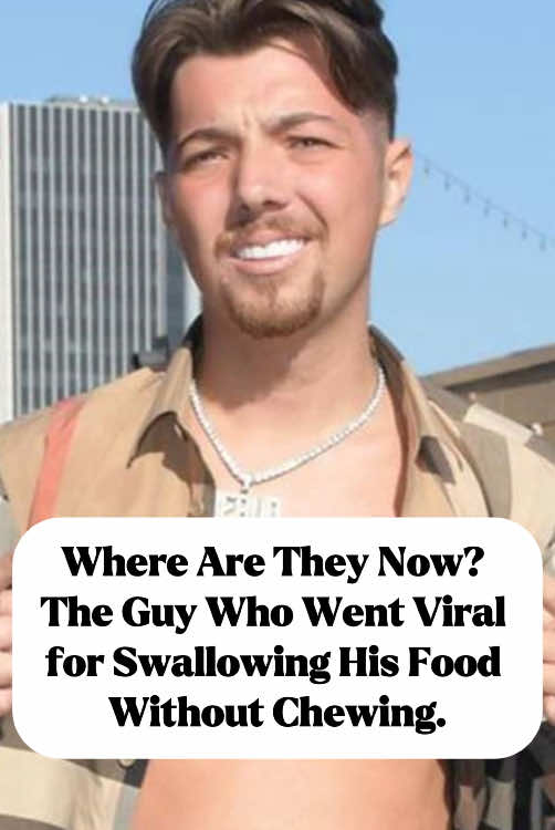 Where Are They Now? The Guy Who Went Viral for Swallowing His Food Without Chewing.This is INSANE.. 🤯 #foryoupage #fyp #viralvideos #beavo#usa_tiktok#celebrity #fyp
