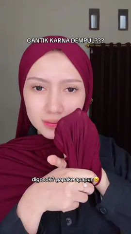 gaperlu dempul lagi 😍@Facerinna.indonesia 