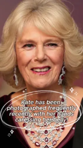 Kate has been photographed frequently recently with her hands caressing her belly!#fyp #celebrity #foyal #princesscatheine 