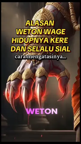 Alasan weton wage selalu kekurangan uang dan sering tidak beruntung, simak sampai akhir... #wetonwage #wage #kaligrafi 