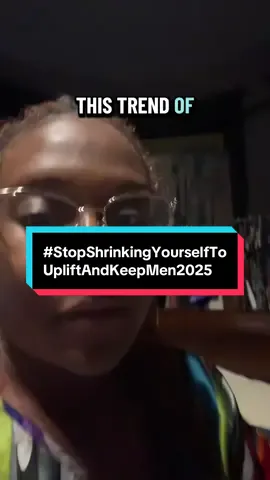 And I get that they’re partially scared that the man will eventually be intimidated, jealous, or emasculated, but then like… that isn’t the guy for you. Can we say that? Please? #Stopembarrassingourselvesanddownplayingourpoeertokeepandupliftmen2025