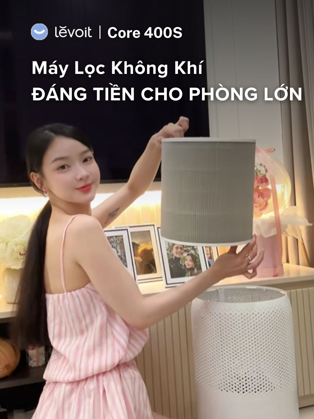 Levoit Core 400S - Máy lọc không khí đáng tiền được chị Vic đầu tư để bảo vệ sức khỏe gia đình😍 Hiệu suất khủng cho phòng 92m2 cùng bộ lọc 3 lớp mạnh mẽ, chỉ cần Levoit Core 400S là đủ cho cả ngôi nhà bạn #maylockhongkhi #levoitvietnam #levoitcore400s #vic #xuhuong #viral