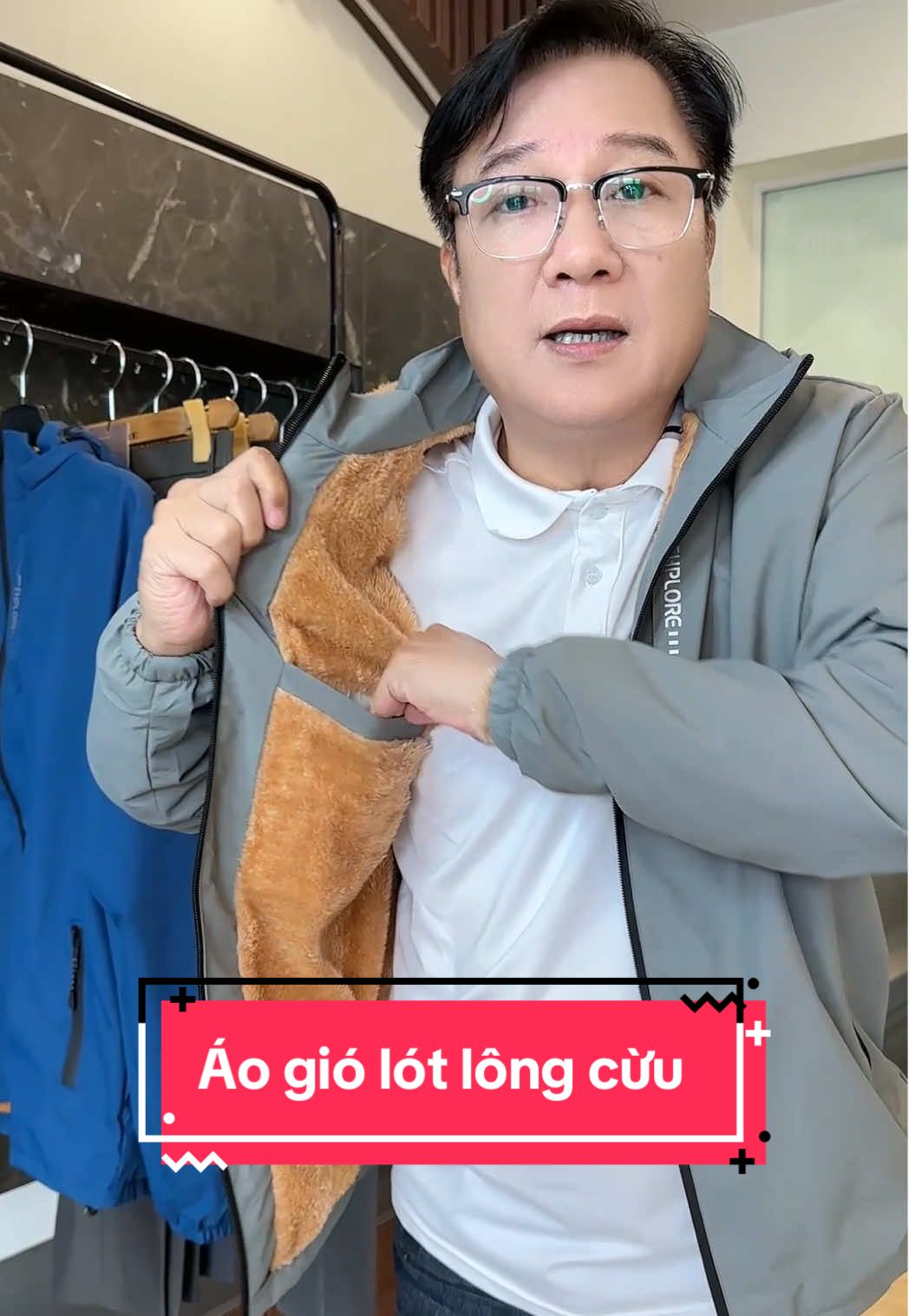 Áo khoác nhỏ lông cừu toàn phần luôn các bác ạ 🥰 #tikhub #xuhuong #aokhoacnam #aokhoacgio #aokhoaclong 