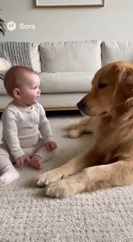 Can’t tell who is a dog #dog #baby #funny #Love #cute 