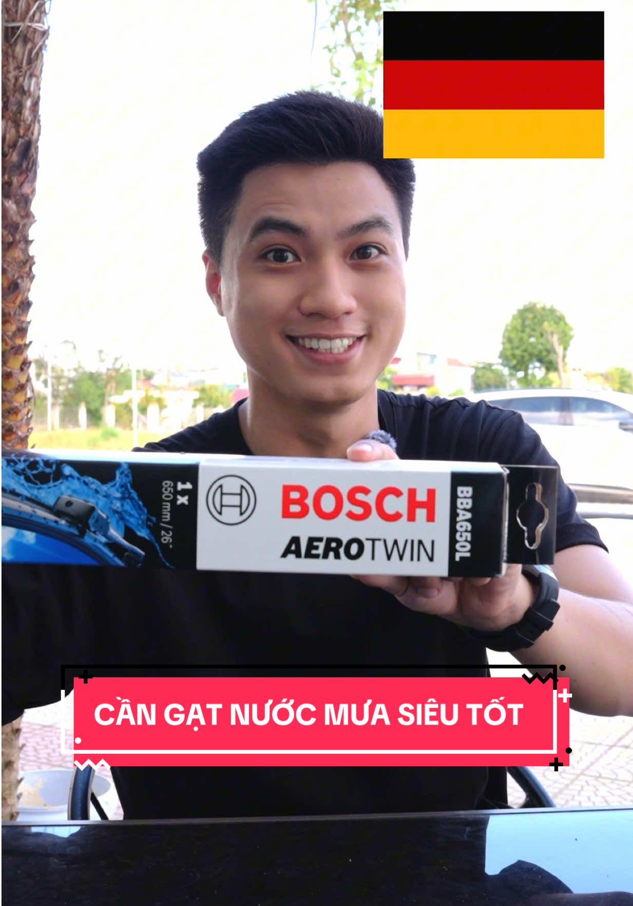 Cần gạt nước mưa dành cho ô tô siêu sạch phù hợp cho mọi loại xe #tonychung #LearnOnTikTok 