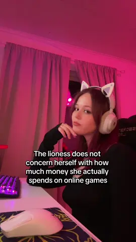 Not to be acknowledged… #gamer #lioness #lion #gaming #GamerGirl 