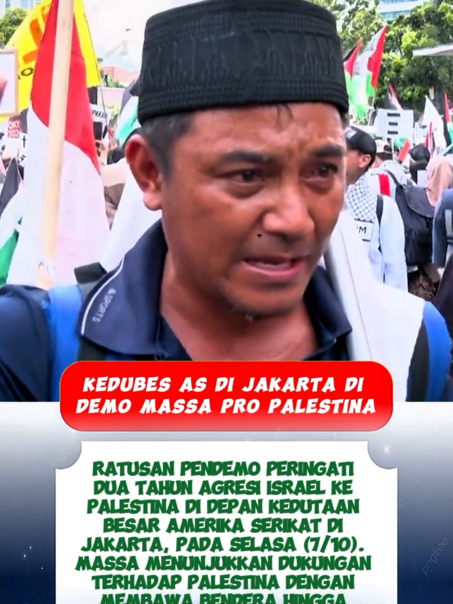 Kedubes AS di Jakarta Di Demo Massa Pro Palestina #savepalestina🇵🇸 