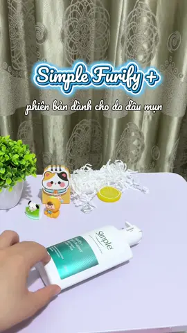 Sữa rửa mặt Simple furify+ dongianlaSimple #damunchonSimple #SkinTwin #hoptaccungunilever 