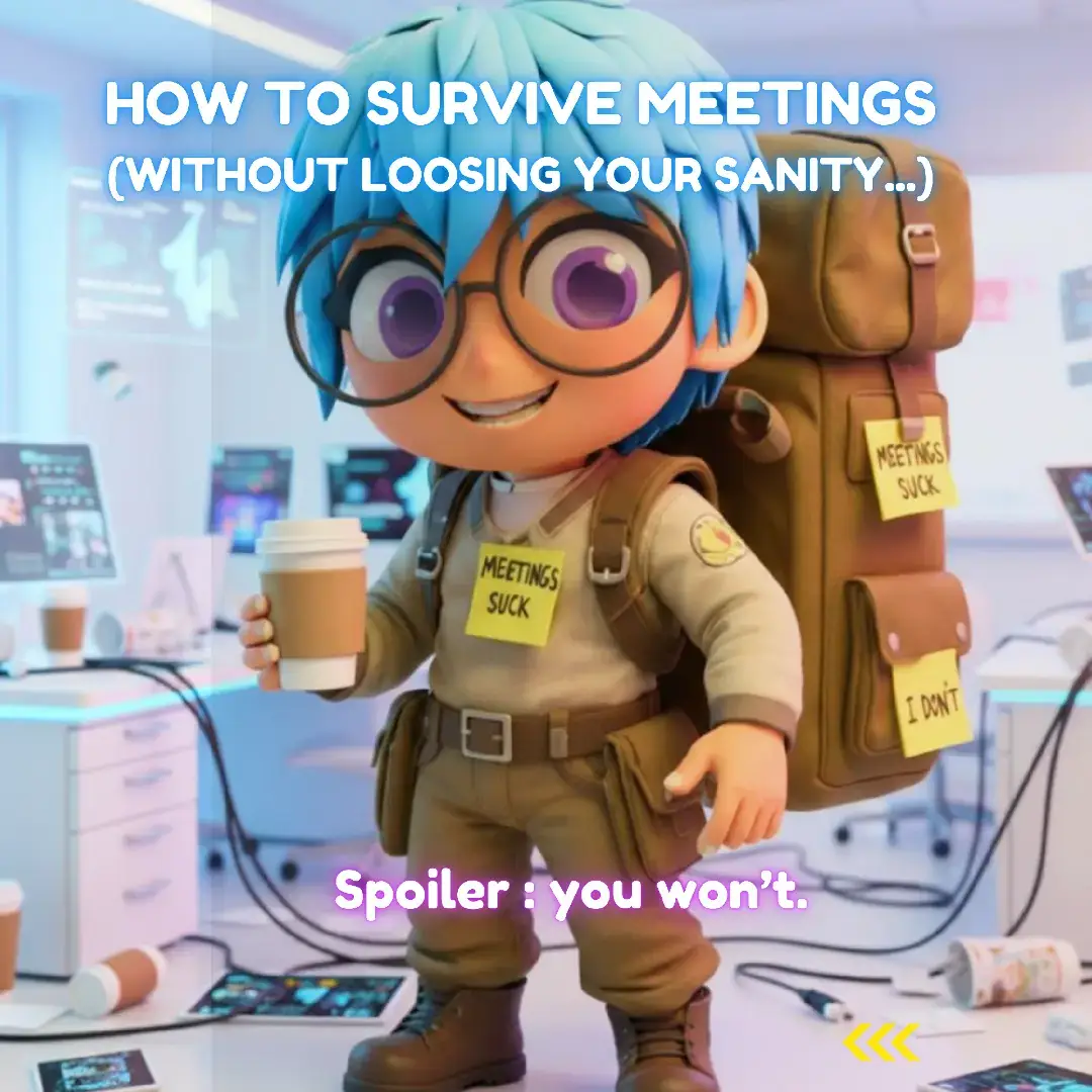 Translation: enjoy 15 minutes of dead air while someone wrestles with their mic. Congrats, you’re officially in a meeting hostage situation. 👉 Speak first. Steal the tempo. Own the room. 🔥 Want to join the HeidiNation ? Hit the link in Bio to join the waitlist for early access + launch perk ! #WorkplaceHumor  #leadership  #meetings  #heidiai  #Productivity #9to5 