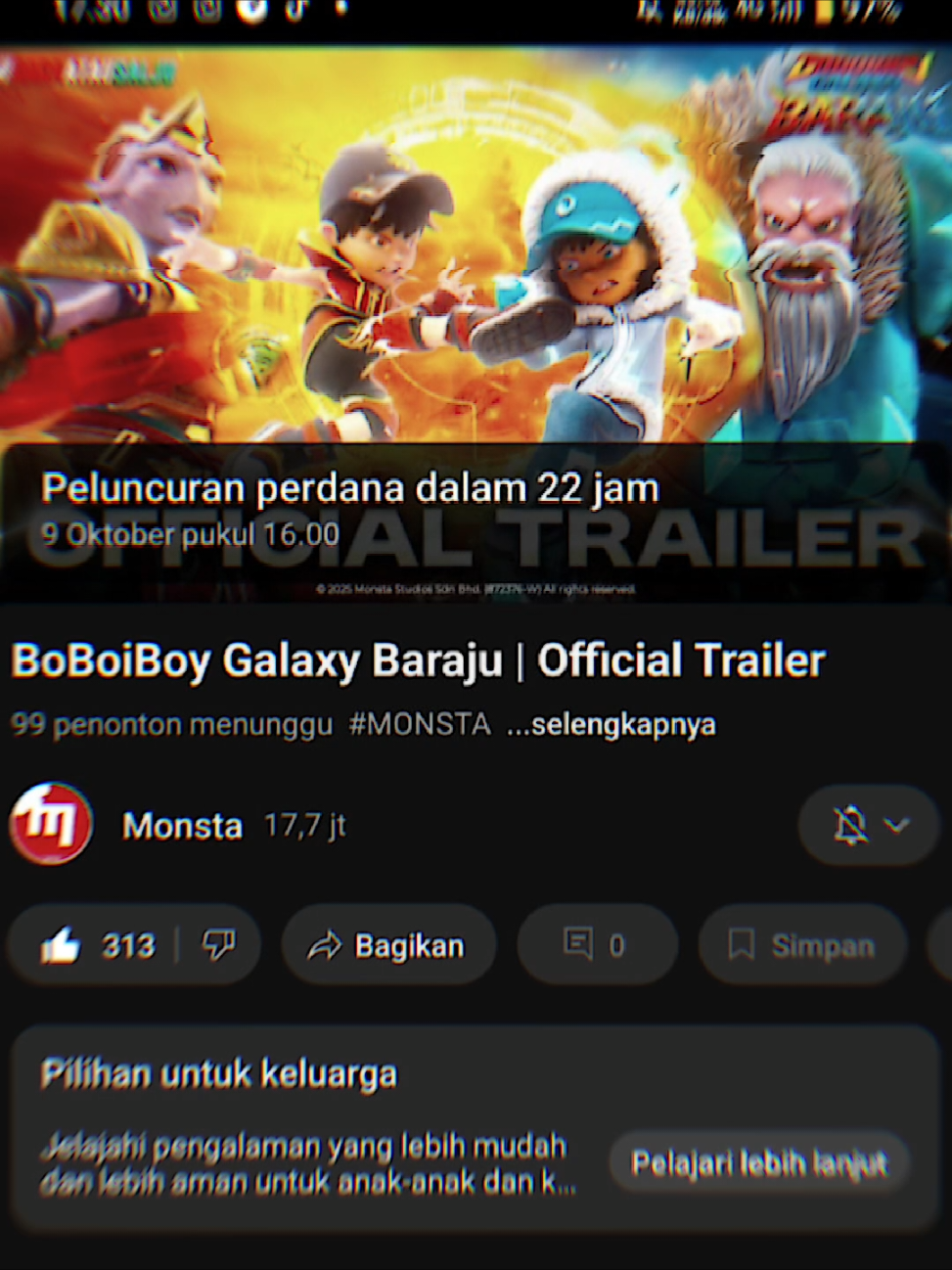 Gass tonton trailer arc baraju esok🤩🔥❄ #fypシ #boyvers #boboiboy #MonstaHypeTrain @boboiboy 