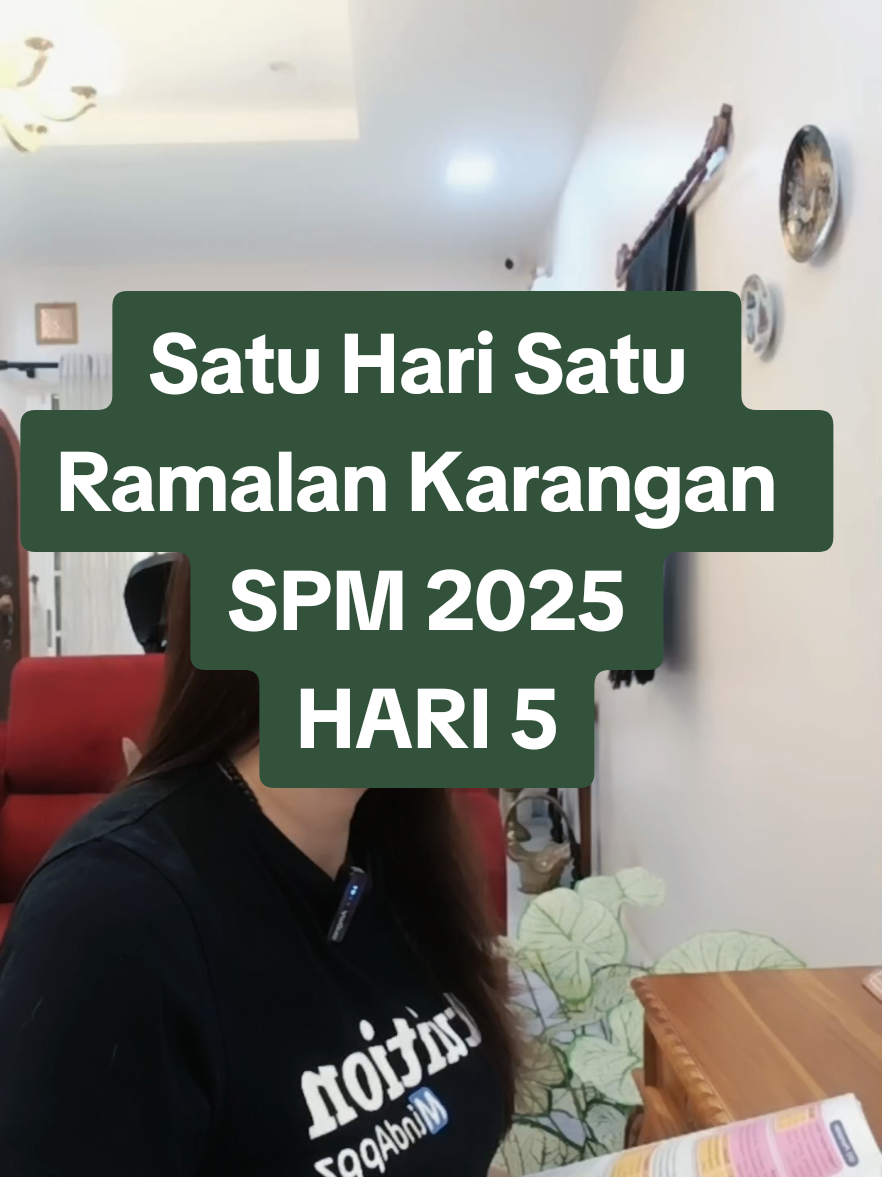 📌 Hari ke-5 Soalan Ramalan Karangan SPM 2025 ✍️ Topik hari ini: Langkah-langkah membentuk keluarga bahagia dalam era moden. 💬 Komunikasi berkesan, nilai murni, masa berkualiti & teknologi bijak — kunci keluarga bahagia! 👉 Follow Cikgu Nirmala 📚 dan share pada kawan yang ambil SPM! 🙌 #cikgunirmala  #spm2025  #karanganspm  #ramalanspm2025 @Cikgu Nirmala@ student mentor @Cikgu Nirmala@ student mentor @Cikgu Nirmala@ student mentor 