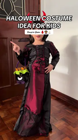 Halloween Costume Idea for Kids 💀👻🎃 Vampire Queen Costume #vampirecostume #vampire #halloweencostumeideas #halloweencostumeforkids #halloweencostume 