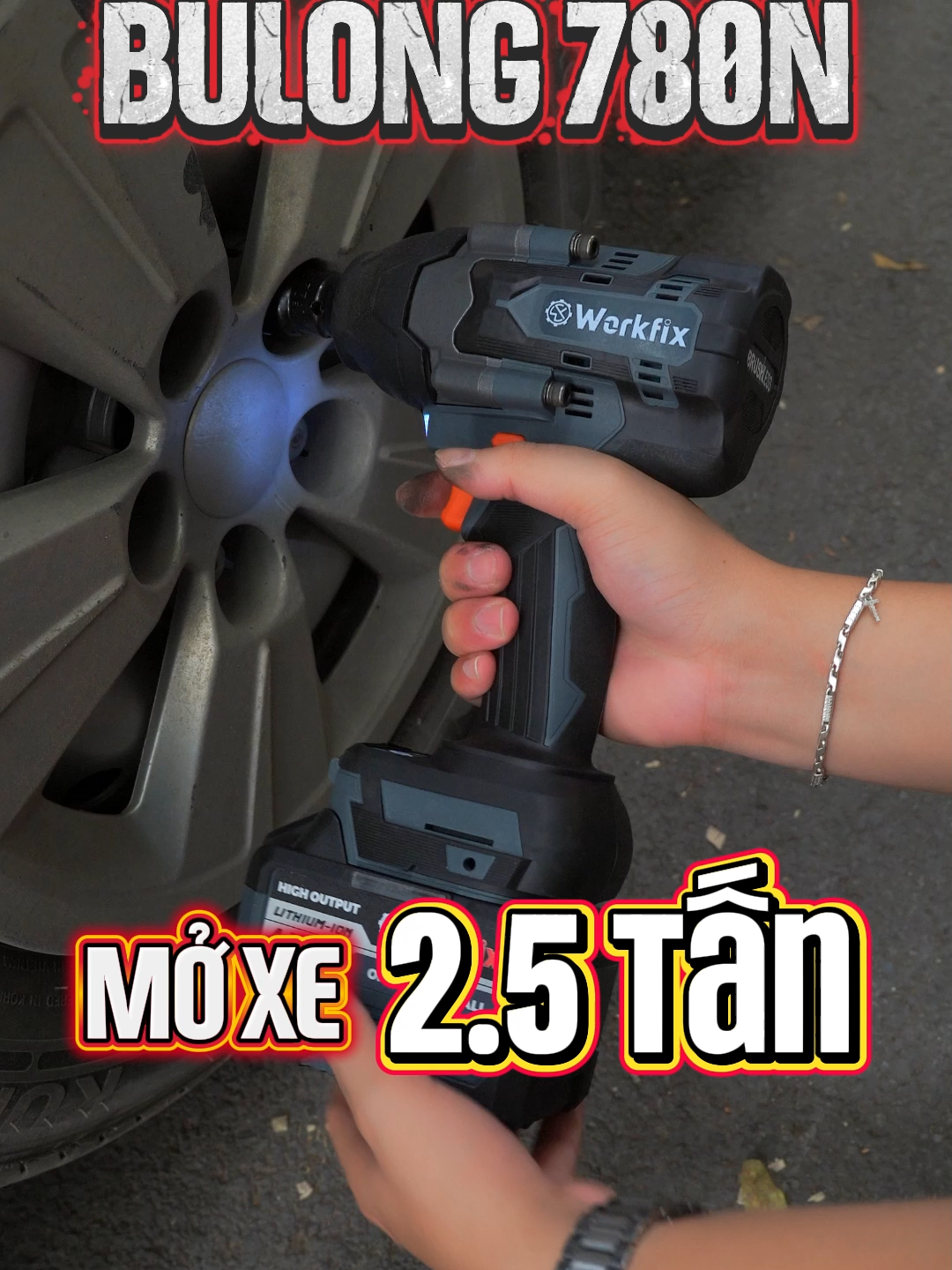 Bullong Workfix với lực siết lên tới 780N thử thách bẻ gãy ốc #workfix #boshun #máybulong #bulongpin #bulong780nworkfix