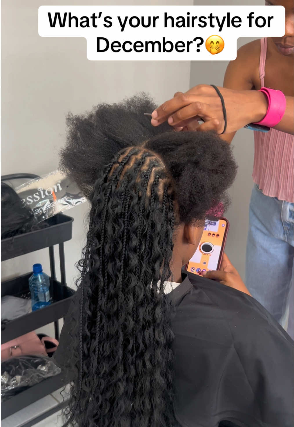 Details on the bio to book an appointment.😍 Pricelist is pinned on our profile. #fyp #fulanibraids #bohobraids #fyp #johannesburg 