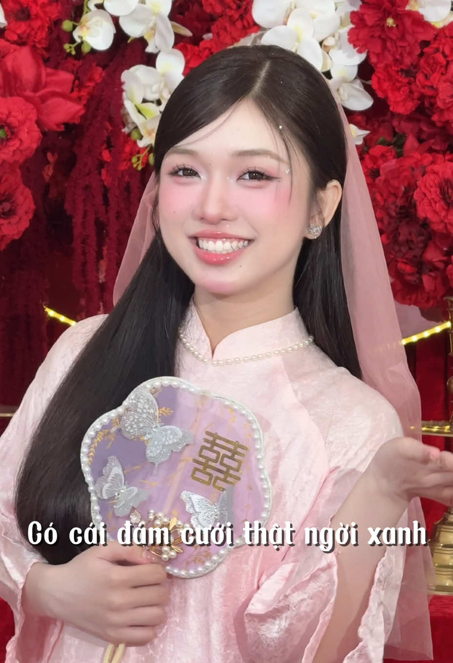 Ước muốn lớn nhất cuộc đời anh. Cô dâu này cười mãi thôi #fyp #xuhuong #makeup #makeupcodau #makeupcantho 