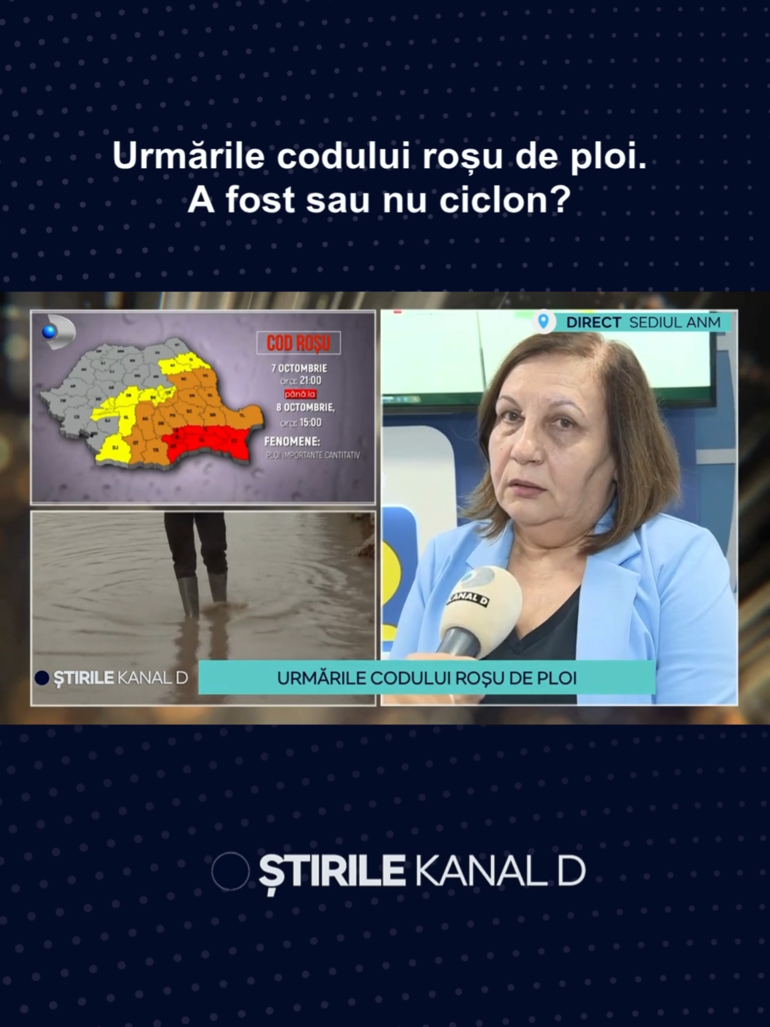 Despre ce fel de ciclon s-a abătut asupra țării noastre și cât de mult vor lua amploare urmările lui am aflat de la sediul ANM. #kanaldromania #stirilekanald #dailynewskanald #showbiz #cosrosu #ciclonulbarbara