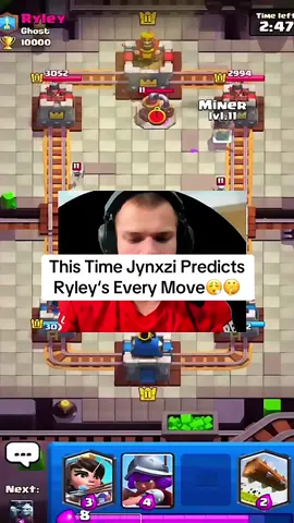 This Time Jynxzi Predicts Ryley‘s Every Move😮‍💨🤫 #jynxzi #clashroyale #fyp 