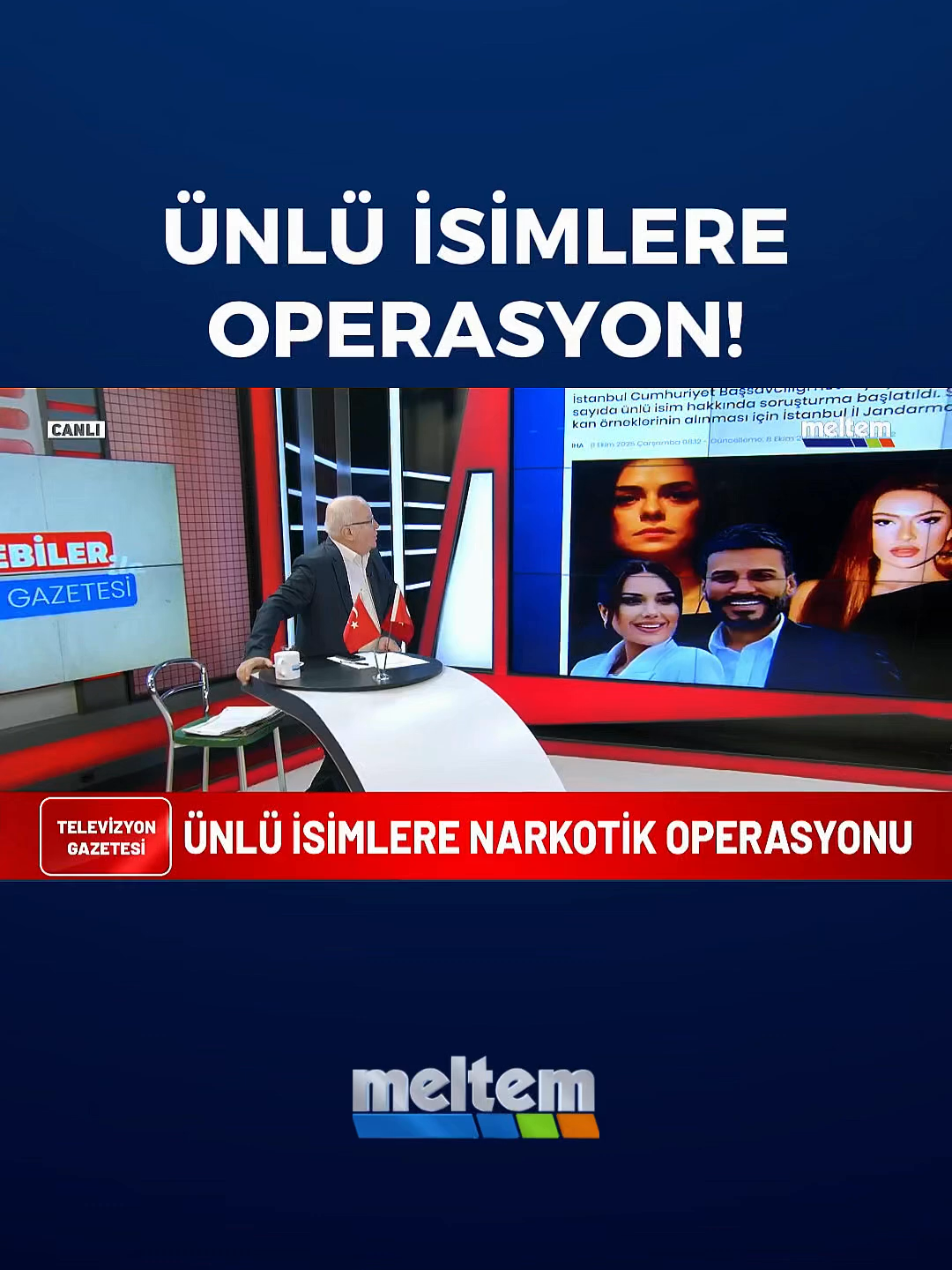 Ünlü isimlere yönelik narkotik soruşturması İstanbul Cumhuriyet Başsavcılığı tarafından başlatıldı.  Aralarında İrem Derici, Hadise, Birce Akalay, Dilan Polat, Mert Yazıcıoğlu, Demet Evgar gibi isimlerin de bulunduğu çok sayıda kişi, ifadeleri ve kan örnekleri alınmak üzere İstanbul İl Jandarma Komutanlığı’na götürüldü.  Halil Nebiler’in dikkat çektiği nokta ise şu: “Neden operasyonu jandarma yaptı ve gözaltı kararı olmadan nasıl götürüldüler?”  Bu sorular, olayın perde arkasını daha da merak edilir hale getirdi.