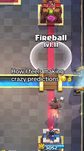 Crazy predictions 🤣 #fyp #clashroyale 