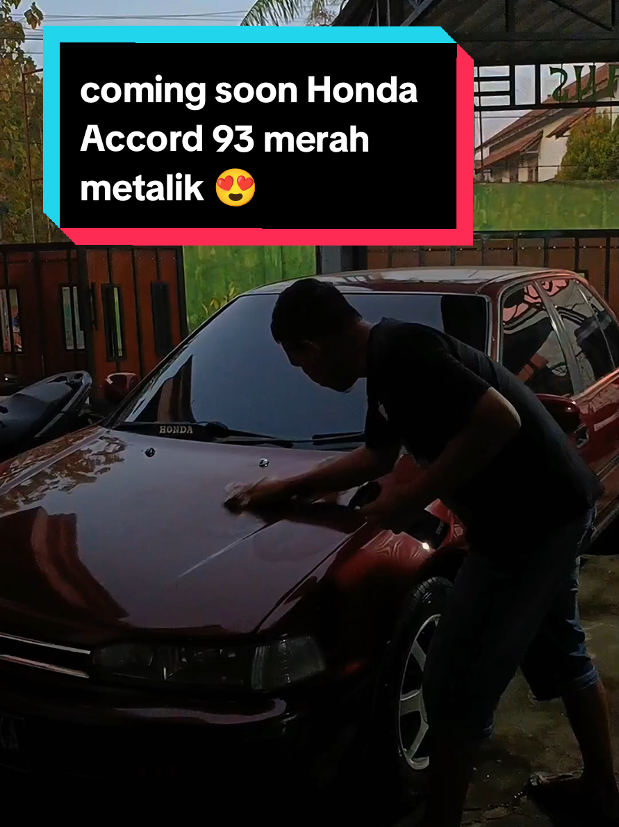 Segera Tayang Accord Maestro Last edition 1993 warna Merah metalik 😁  tunggu aja di Garasi Lans beberapa hari kedepan 🙏 #accordmaestro #cb7 #hondamaestro #hmrc #accord1993 