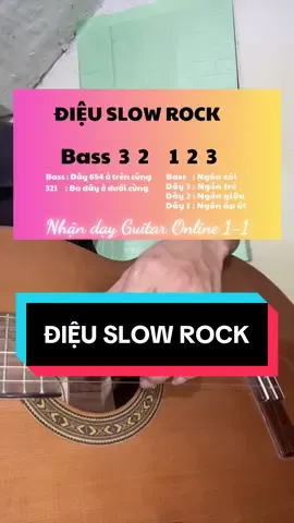 Điệu Slow Rock #tuhocguitar #dieuslowrock #Guitardemhat #guitartok 
