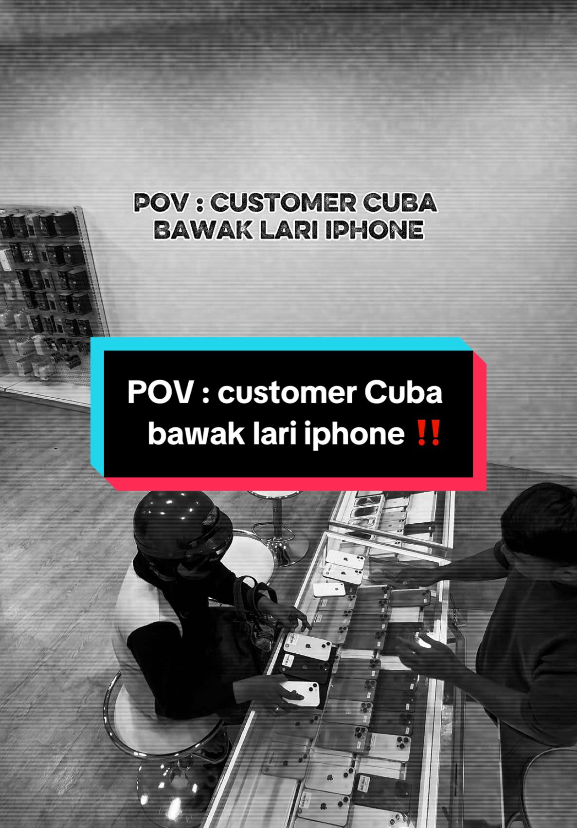 POV : customer Cuba bawak lari iphone ‼️ #pov #zxycba #secondhandphone 