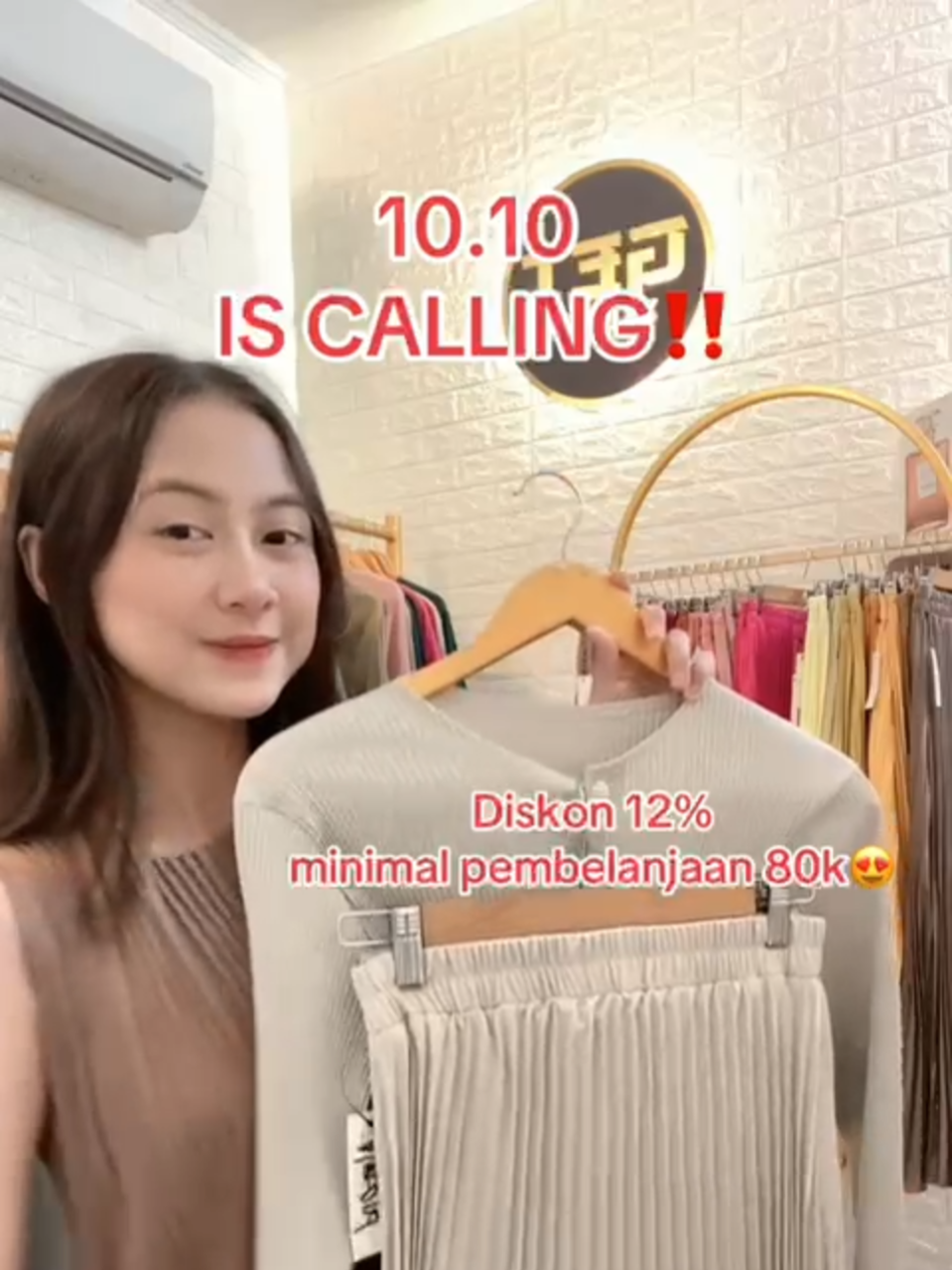 Masuk live sekarang, rebut diskon 10.10 sebelum kehabisan 🫣⚡ #plisketpremium #fashiontiktok #outfitlebaran