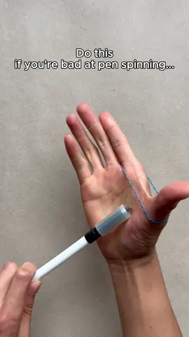 Do this if you’re bad at pen spinning ✍️🌀 #penspinning #tutorial 