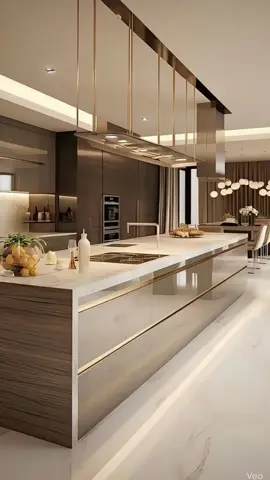 💎 Căn bếp chuẩn “luxury” mà ai cũng mơ ước 💎 Sự kết hợp hoàn hảo giữa chất liệu gỗ – đá – ánh kim tạo nên không gian sang trọng, tinh tế đến từng chi tiết. Mặt đá vân mây bóng mịn, ánh sáng vàng ấm lan tỏa nhẹ qua từng đường viền kim loại, mang lại cảm giác vừa ấm cúng vừa đẳng cấp. Một thiết kế khiến bạn chỉ muốn đứng bếp cả ngày! 🍷✨ #noithat #tubep #bepdep #noithathiendai #bepgo 