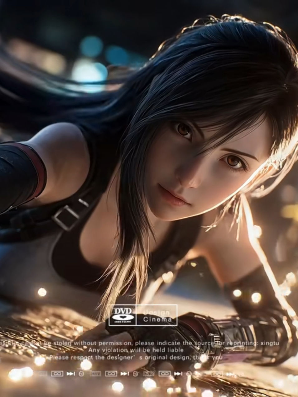 Still in love with Tifa 💕 #finalfantasy #ffvii #tifa #cloud #AI 