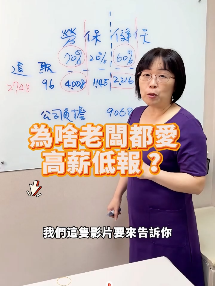 為啥老闆都愛高薪低報？