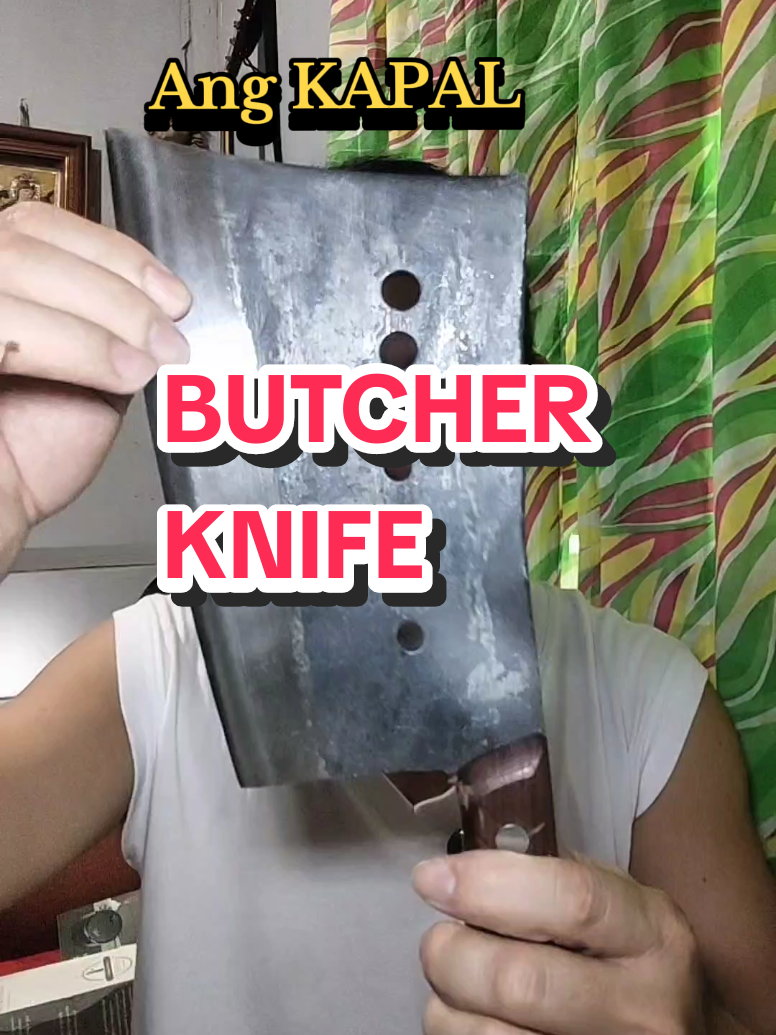 High Quality Butcher Knife  Pang malakasan na kitchen knife to,makapal,mabigat,matalim pa. #knife #kitchenknife #butcherknife  #bonesknife