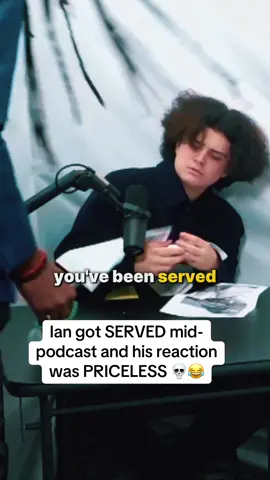 Ian just unlocked the wildest podcast moment in history 💀 #ian #fyp #funnyclips #viral #trending 