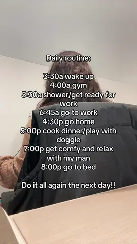 Do yall have a routine???