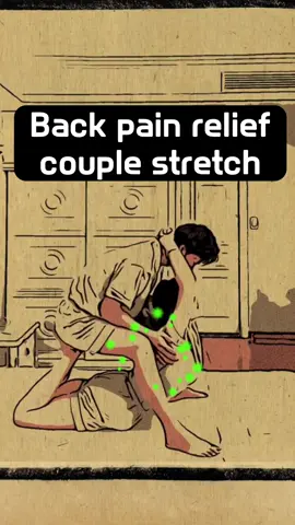 Couple yoga at home back pain teduce #coupleyoga #yogaathome 